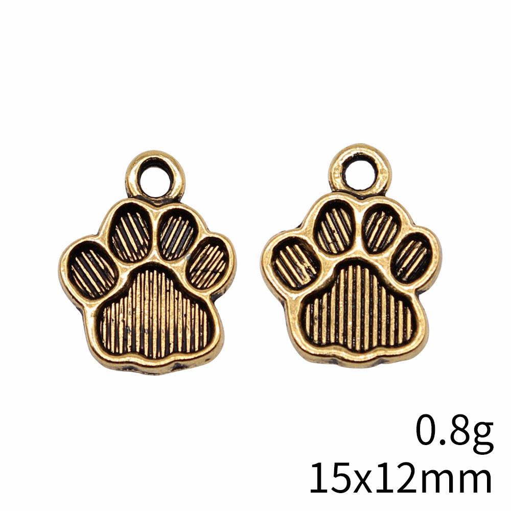 Back To School Charms Italian Bracelet Dog Paw Bear Paw Charms Pendant Clearance Sale Items Pendant Set