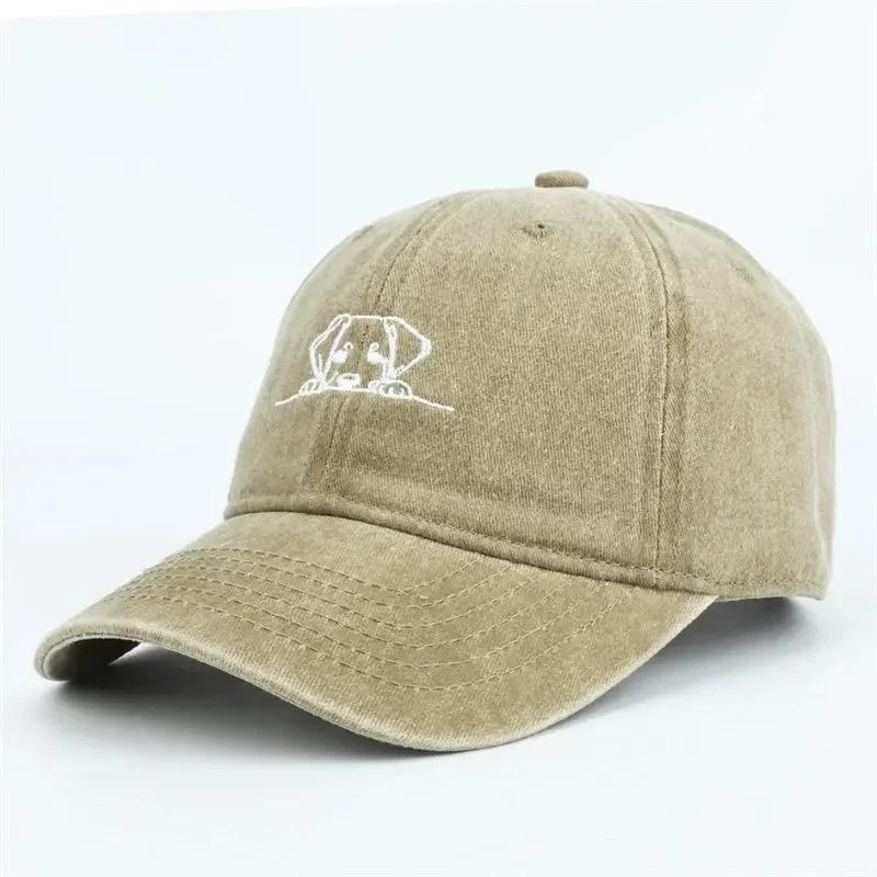 Spring Cotton Cartoon Embroidery Casquette Baseball Cap Adjustable Outdoor Snapback Hats for Men and Women 82