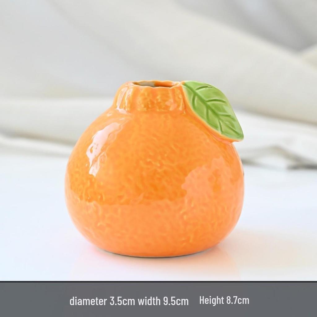 Persimmon Tea Scented Ceramic Candy Jar and Candle Holder