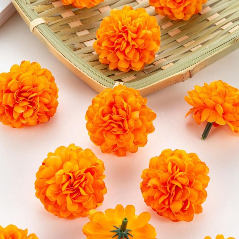 

Искусственный шар гортензии, Шар из цветочных головок, Хризантемовая гирлянда, Материал для DIY цветочного кольца, Вечеринка по случаю дня рождения, Украшение для вечеринки one-size оранжевый