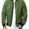 Men's Trendy Plus Size Bomber Jacket - Spring/Autumn Zipper Outerwear 5XL