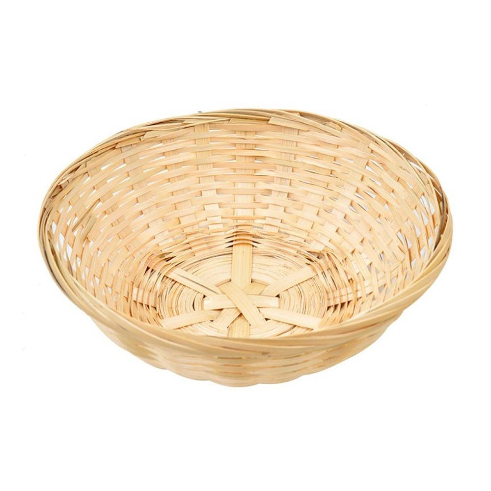 Vegetable Food Woven Basket Bread Fruit Pastry Plate Creative Storage Basket  Kitchen Accessories