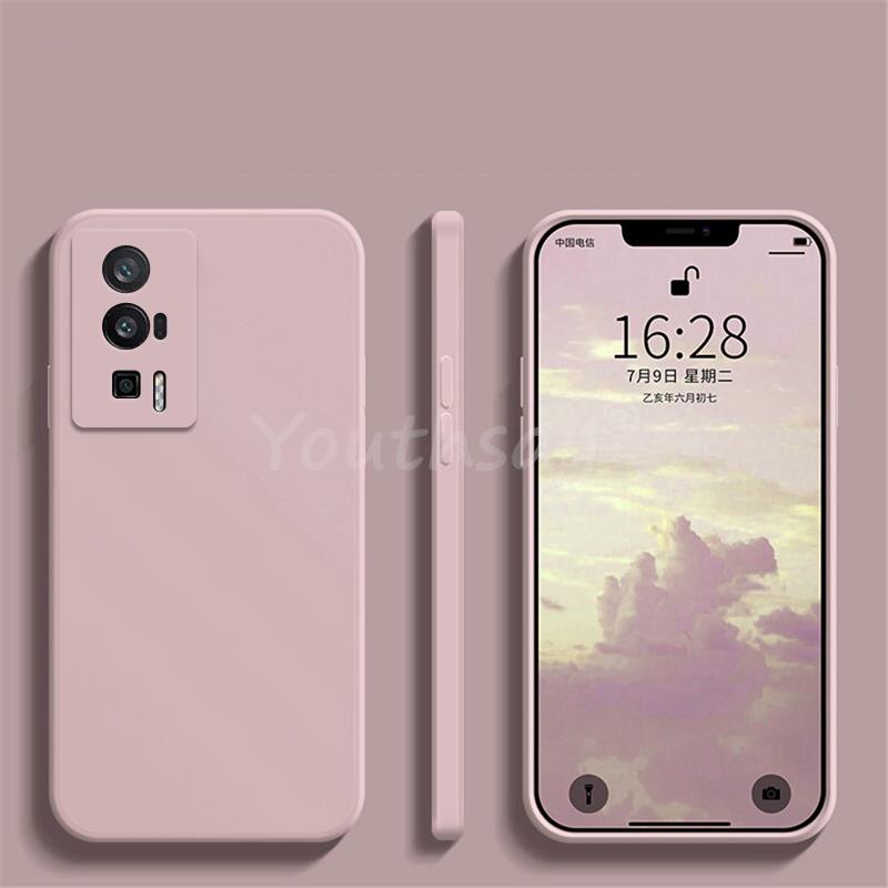 For Xiaomi POCO F5 F4 Pro Case Silicone Liquid Official Phone Funda For POCO X5 Pro Cover TPU Protector Case POCO M5 Pro Cover