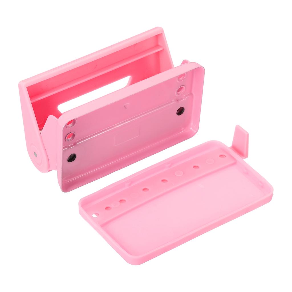 1/4" Double Hole Loose-leaf Paper Puncher Round Hole Metal Puncher Manual Labor-saving Adjustable Hole Punch Office Supplies