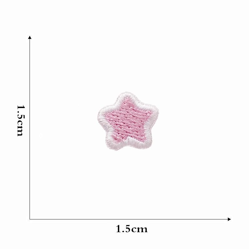 

Самоклеящаяся нашивка с изображением мультяшной радужной звезды для аксессуаров детской одежды