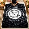 Flannel BlanketDerby County Football Warm Soft Throw Blanket for Indoor Sofa Bed Living Room Use