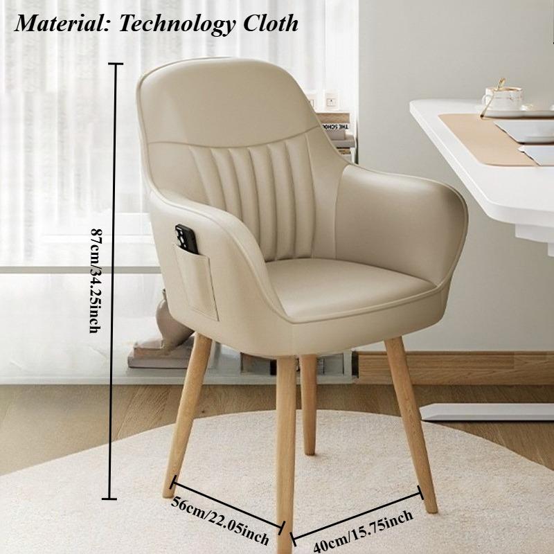 Simple Living Room Chairs Nordic Modern Relaxing Armchair Comfortable Backrest Swivel Chairs Household Elegant Ergonomic Chair