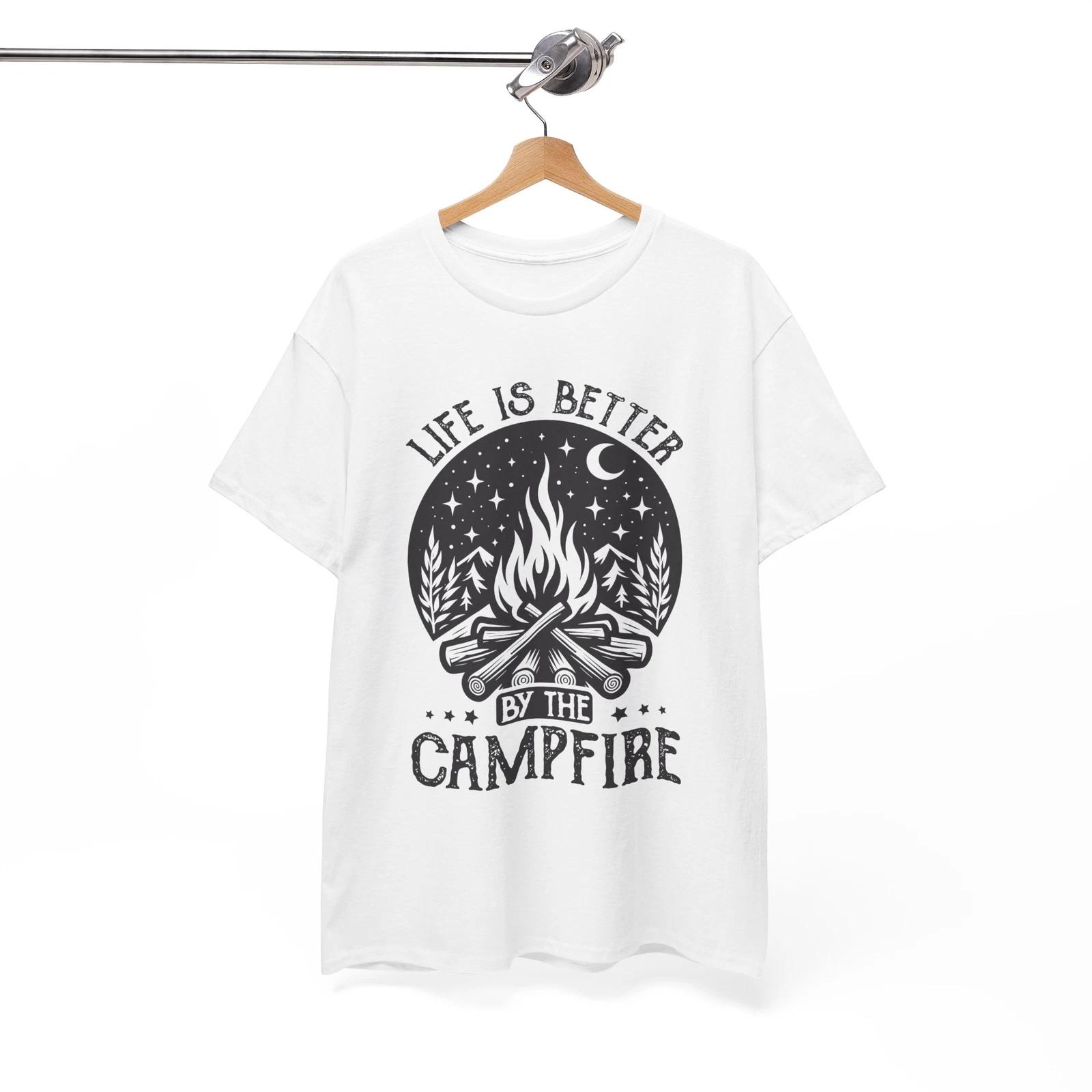 Camping T-Shirt | Mountain Adventure Tee | life is better by the CAMPFIRE Shirt 4XL