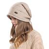 Soft Beanies Short Brim Ear Protection Hat Casual Winter Knitted Hat  Men Women