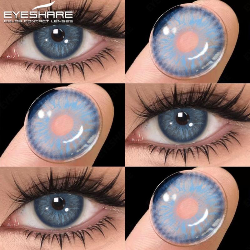 Eyeshare Colored Contact Lenses Eyes New York Pro Series 1 Pair Decoration Comestics Makeup