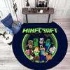 Sandbox Electronic Xbox Games Minecraft Circular Carpet Household Goods Decoration Anti Slip Home Table and Chair Mat Aisle Door Mat Carpet D12