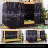 Student Bunk Bed Curtains, Light-Blocking & Windproof Privacy Canopy for Dorm Rooms