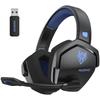 NUBWO G06 Wireless ENC Noise-Cancelling Stereo Gaming Headset, Over-Ear, Bluetooth 2.4G Exclusive