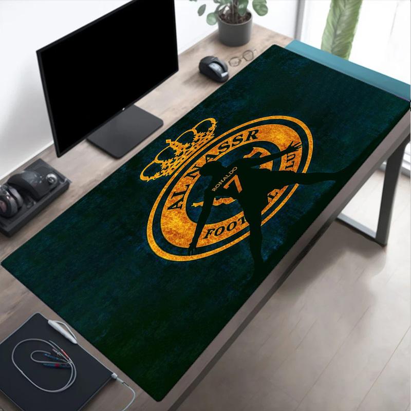 Al-Nassr Football Club Mouse pad Mouse pad, Gaming Mouse Pad, keyboard pad, Desk Decor for computer notebook Fan Gift Birthday Gift