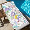 Cute Pastel Penguin Beach Towel, Super Absorbent Quick Dry Towel for Swimming Pool Travel Vacation