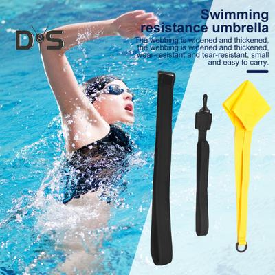 Swim Parachute Swim Strength Training Belt Swimming Resistance Training Equipment with Drag Parachute Swim Belt for Adults