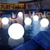 LED Luminous Round Ball Lights: Waterproof, Wireless Remote, Seven-Color Lawn Decorations