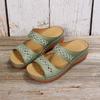 2026 New Women's Retro Stitched Sandals Non Slip Lightweight Soft Sole Casual Comfort Slippers