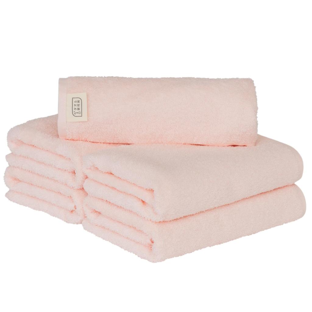 Towel Laboratory Reason for Mini Bath Light Pink Blossom Set of Easy to JapanTechnology [The Lightness] #006 Towels, (Cherry Color), 5, Quick-Drying,