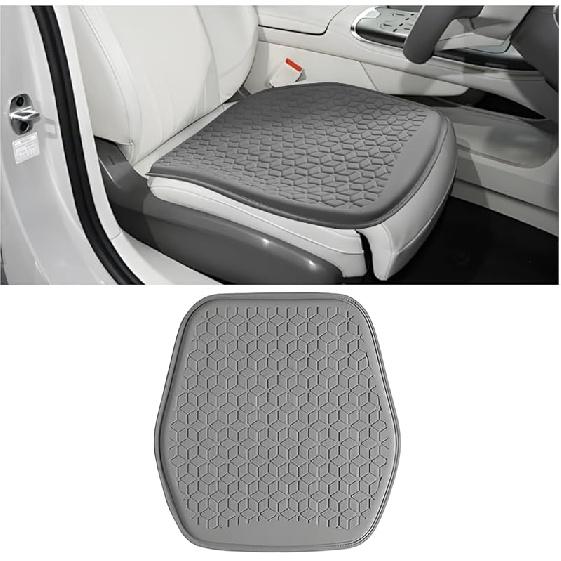 Gel Car Seat Cushion, Non-Slip & Comfortable Automotive Chair Protector Pad For Driving, Breathable Vehicle Interior Mat Cover Accessories, Universal