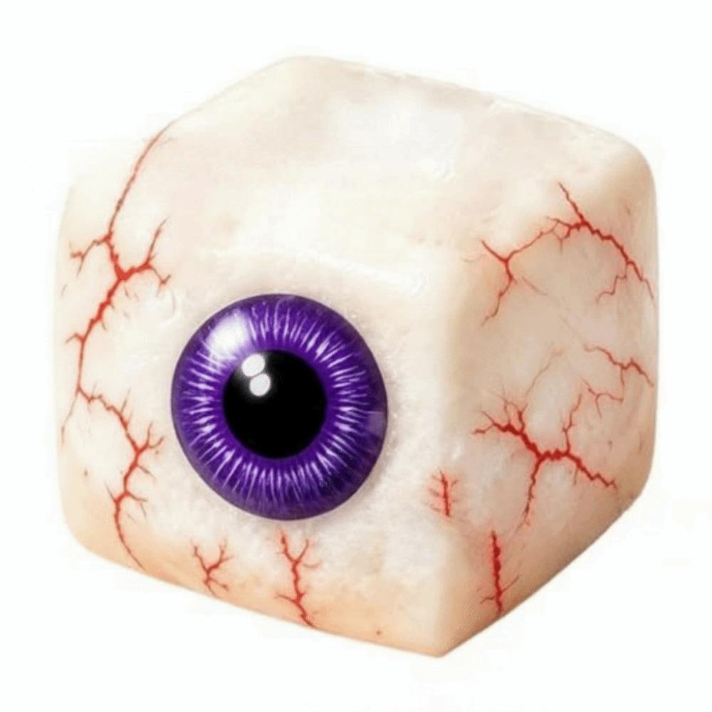Spooky Design Fidget Toy Slow Rebound Stress Relief Toy Fidget Squishy Cube Halloween