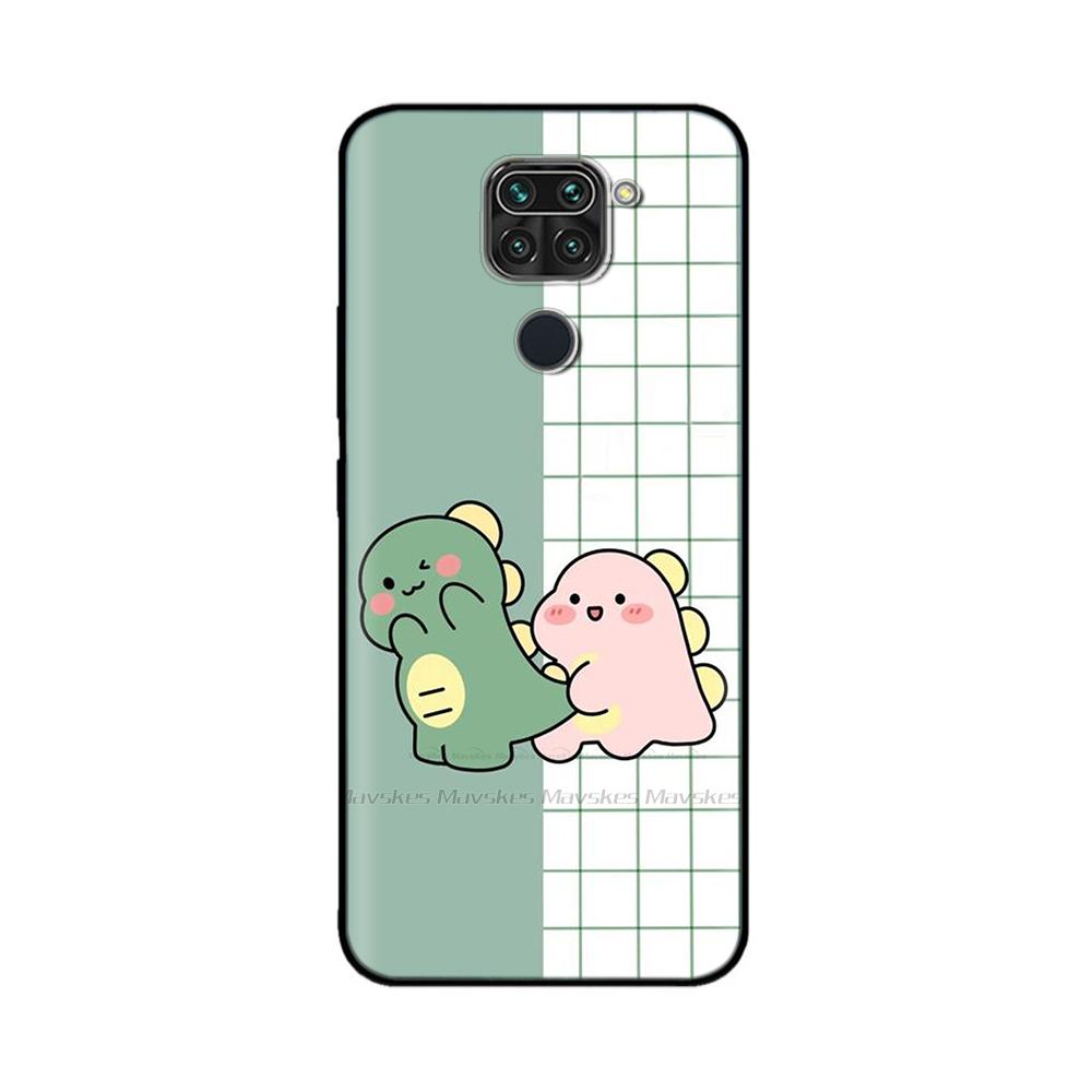 Cute Panda Back Cover For Redmi Note 9 Case For Xiaomi Redmi Note 9 Cases Note9 Soft Liquid Silicone Full Coverage Phone Case