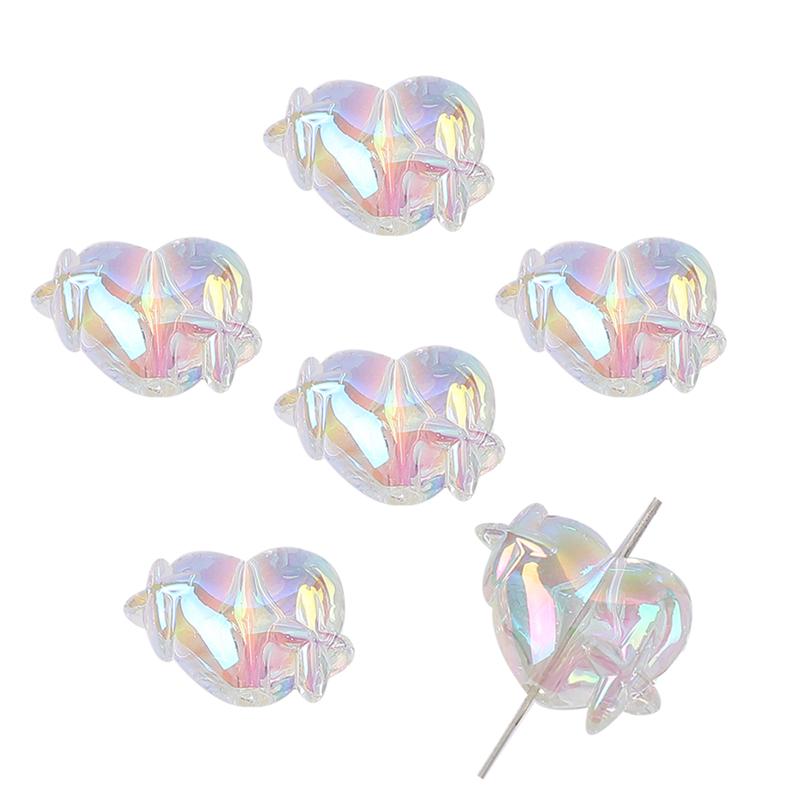 

5/10 шт акриловые бусины красочные звезды любовь бусины для DIY ожерелье браслет серьги изготовление ювелирных изделий 10pcs чистый