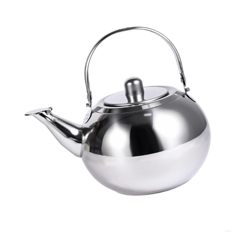 Rapid Heating 201 Stainless Steel Teapot Efficient Conduction For Quick Teas Preparation HX6C