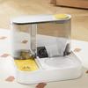 A Automatic Cat Dog Feeder with Integrated Food & Water Bowl