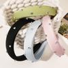 Water Diamond Sponge Hair Hoop Sparkling Korean Hairband Wash Face Headband  High End Headwear
