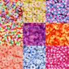 350pcs 6mm Flat Round Polymer Clay Beads Loose Spacer Beads for Jewelry Making DIY Needlework Bracelet Necklace Accessories