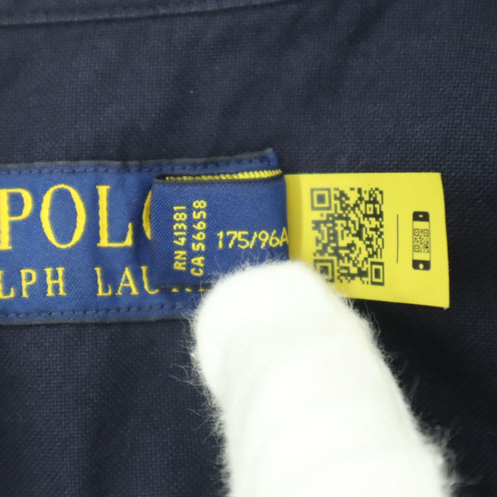 Polo Ralph Lauren Long Sleeve Zip Jacket M Navy Men's Used