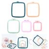 Embroidery Rack Embroidery Hoops For Cross Stitch 95x110mm ABS Multi Color Plastic Rubber 220x195mm For Embroidery