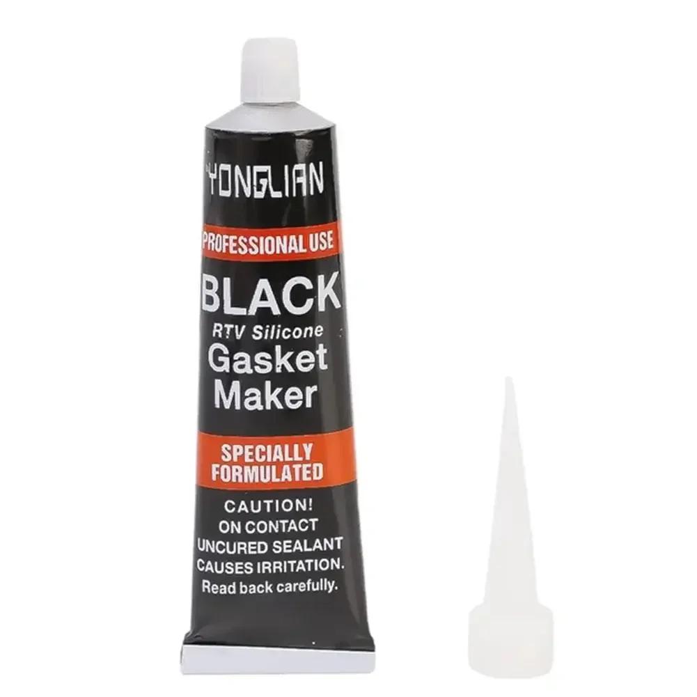 Hi-Temp Black RTV Silicone Gasket Maker for Engines - Automotive Sealant with Oil Resistance High Adhesion On Amagi