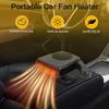 Multifunctional Portable Electric Car Heater Windshield Defroster Demister Quick Heating PVC Material for Car Interior