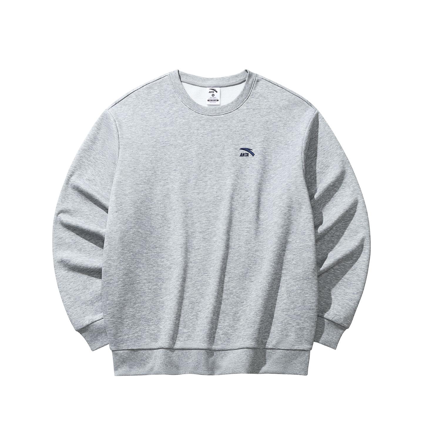 

Anta Повседневный флис с принтом логотипа для улицы, толстовка-пуловер, мужская толстовка 952548703-2 XL