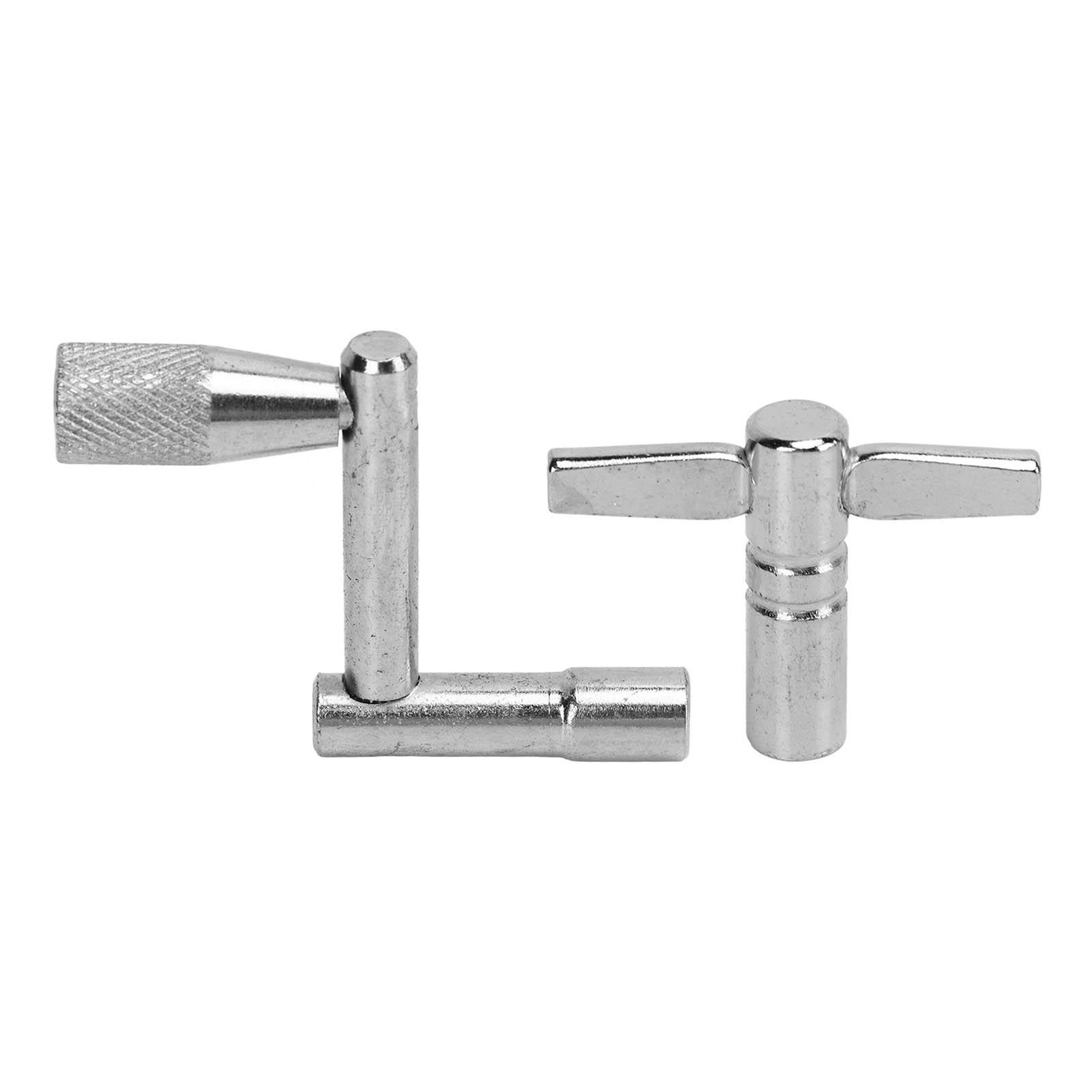 

2Pcs Drum Key Standard Universal Turning Tool Metal Parts Accessories Z and T Shape