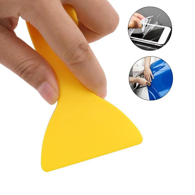 8Pcs Plastic Thick Scraper Car Vinyl Wrap Triangle Tinting Squeegee Mobile Phone Film Decal Sticker Scraper Auto Cleaning Tool