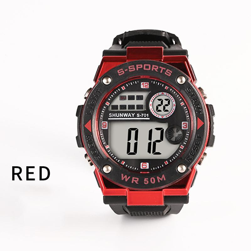 

UTHAI CE15 Leisure fashion electronics watch waterproof sports multifunctional Man watch night light clock gift watches for man