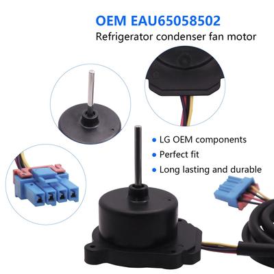 Energy Efficient Refrigerator Replacement Fan Motor Precisions Bearings Design Extended Service Life Plastic Texture