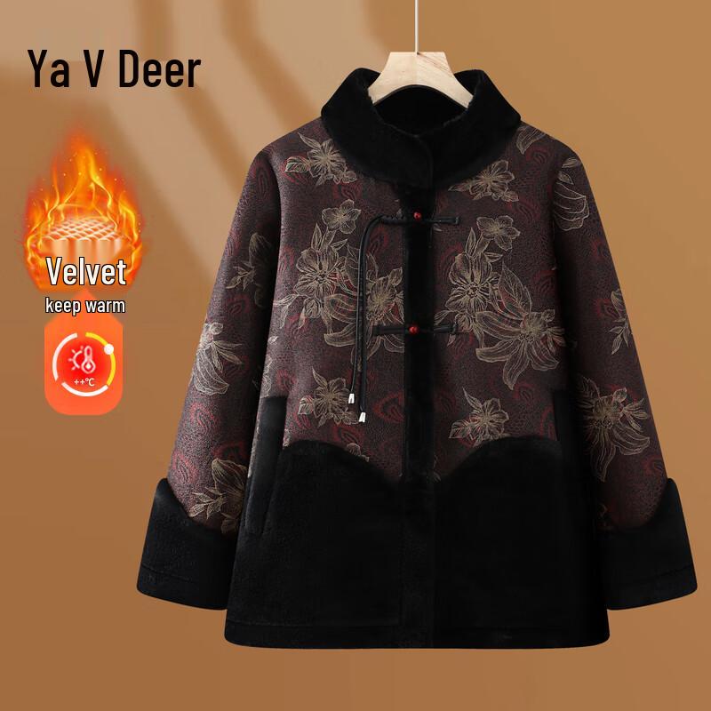 

Yalu Women s Faux Fur Lined Winter Coat 4XL