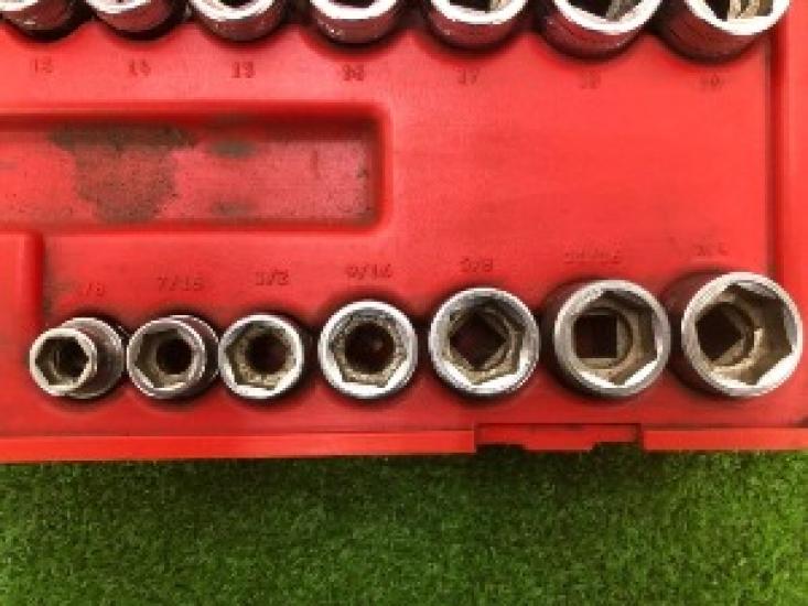 მეორადი Snap on RLow Profile ტრეშოტი გასაღები AFR20 ნაკრები-JM