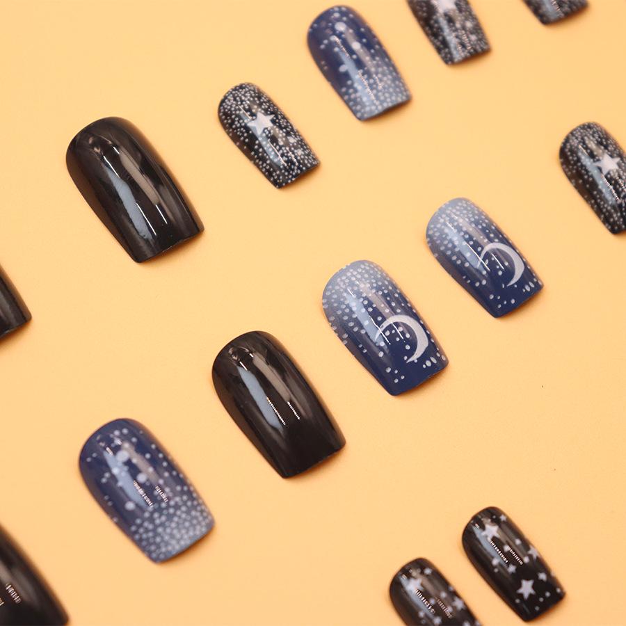 Celestial Moon & Star Nail Set
