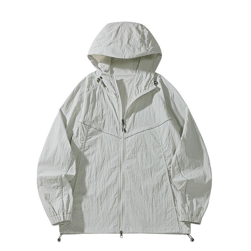 High-power sunscreen clothing, light and breathable, loose hooded UV protection, summer outdoor men's and women's sunscreen clothing 1111 models