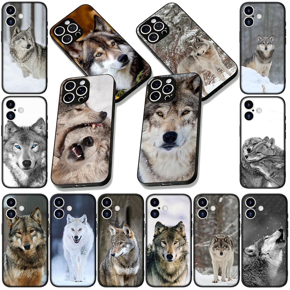 Running Stalking Wolf Animal Phone Cover for Motorola Moto Edge 70 60 Fusion NEO Pro G Stylus G56 G96 G52 G04 G05 20 Soft Case