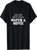 Log Off Shut Down Movie Lover Work From Home Film Buff WFH T-Shirt