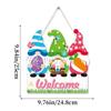 Pendant Welcome Door Sign Decorations Door Plaque Decoration Practical Hanging Easter Bunny Egg