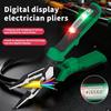 5 IN 1 Stripping Pliers with Electricity Tester Multifunctional Wire Stripping Plier Electrician Crimping Cable Cutting
