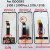 Tela LCD e Montagem do Digitalizador da Tela de Toque de Reposição Original DOOGEE S100 Pro S110 S118