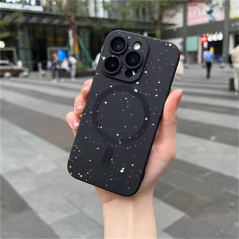 Matte Soft Silicone Case For iPhone 16 15 14 13 12 11 Pro Max For Magsafe Wireless Charging Magnetic Bumper Back Cover